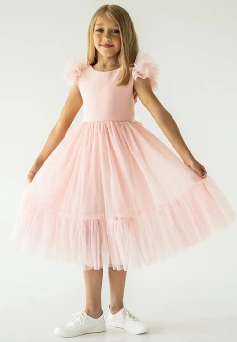 Сукня пудрова 146 розмір