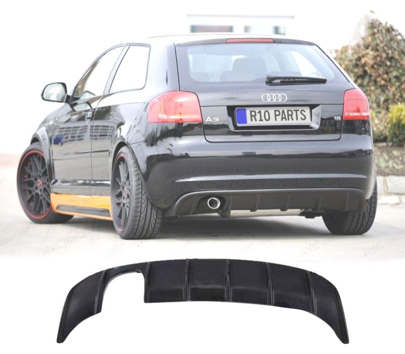 DIFUSOR AUDI A3 8P 08-13 LOOK RS3
