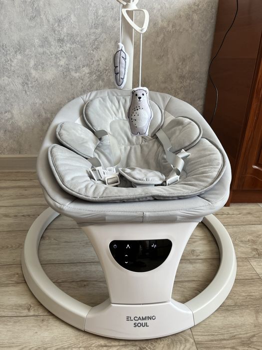 Заколисуючий центр-шезлонг SOUL ME 1175 Light Gray