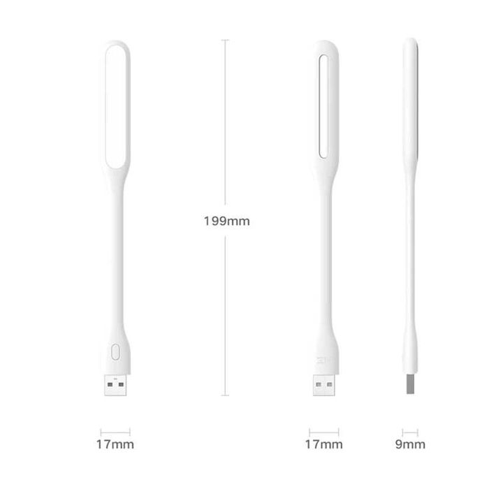 Гибкая светодиодная лампа Xioami ZMI USB 1,2 Вт. Регулируемая