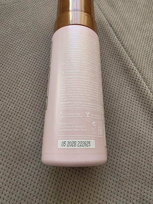 BodyBoom Bronze pianka brązująca do ciała 150 ml arbuz