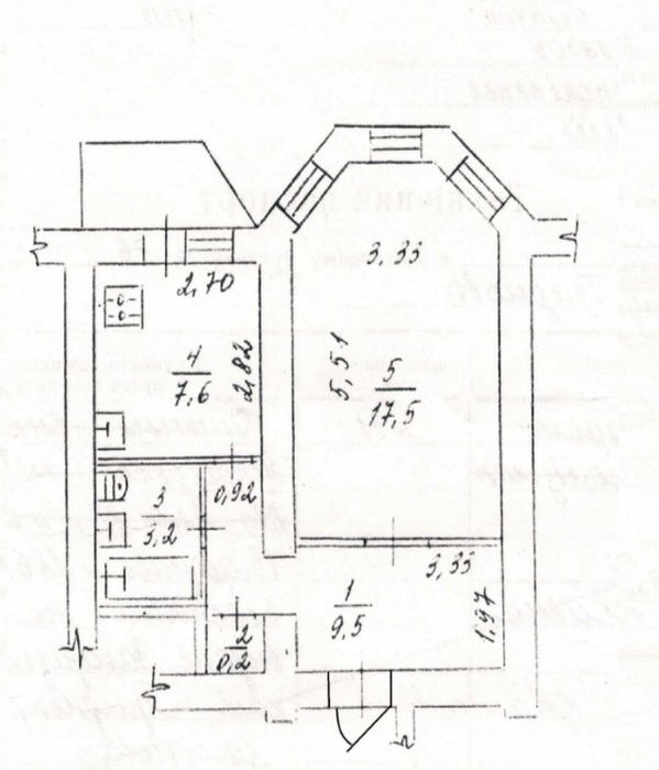 1к. велика 39м.кв. Центр. Цегляний будинок.