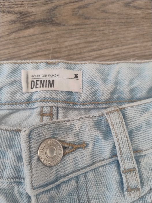 Jeansy z dziurami mum rozmiar 36