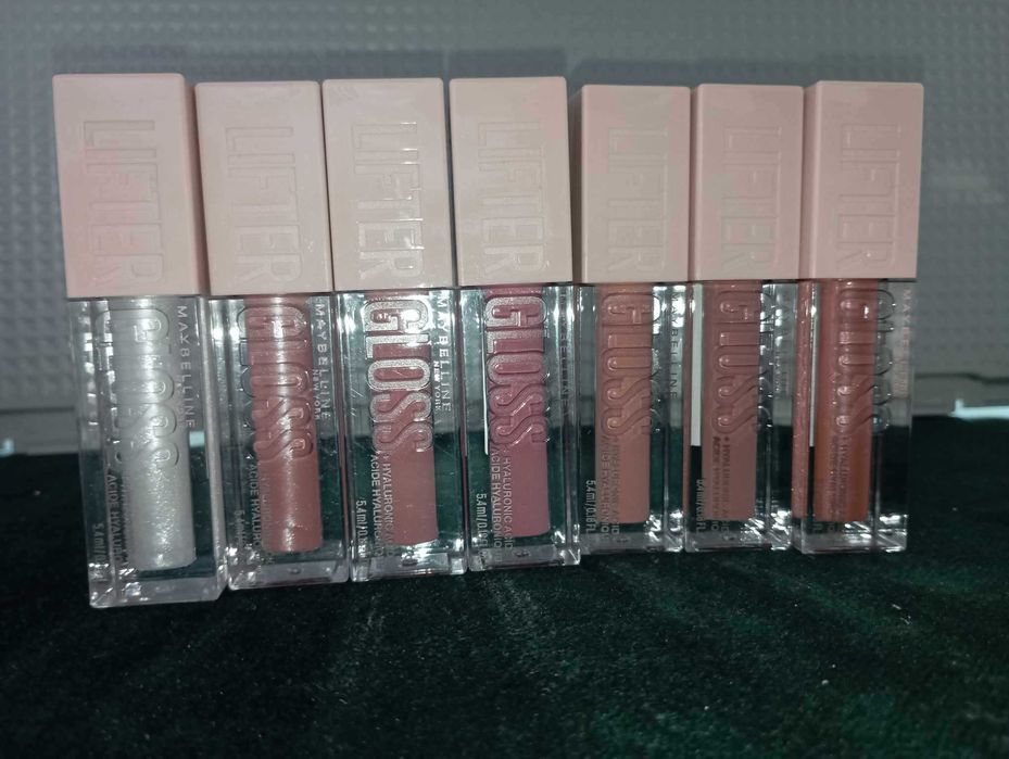 Błyszczyk błyszczyki pomadki szminki barbie nyx oraz maybelline