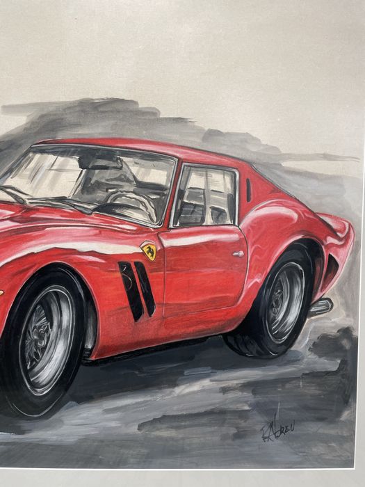 Obraz ręcznie malowany, Ferrari 250 GTO