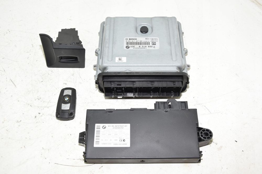 BMW E90 320D N47 177KM KOMPUTER SILNIKA ZESTAW STARTOWY DO ODPALENIA MANUAL