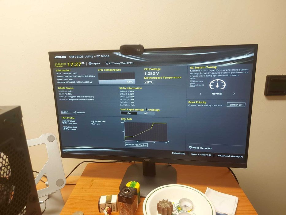 PC Torre Intel i7-4790 | 16GB RAM | SSD 500GB | Windows 11 | Wi‑Fi