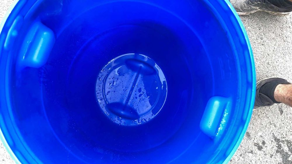 Бочка б\в пластик  60 л , чиста