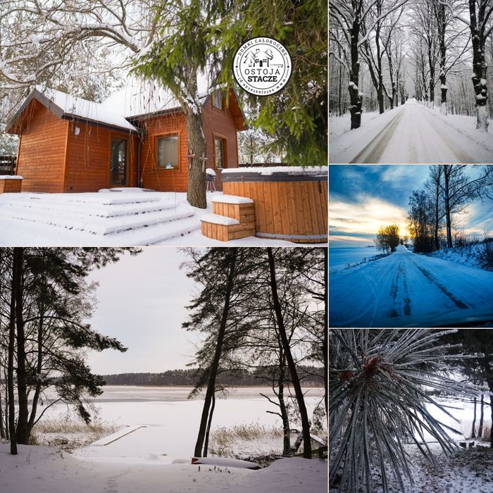 Promocja Mazury dom Bania jacuzzi nad jeziorem kajak sup jedna DOBA