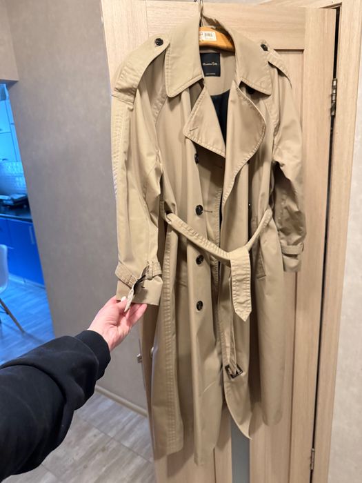 Тренч Massimo Dutti зі 100% бавовни