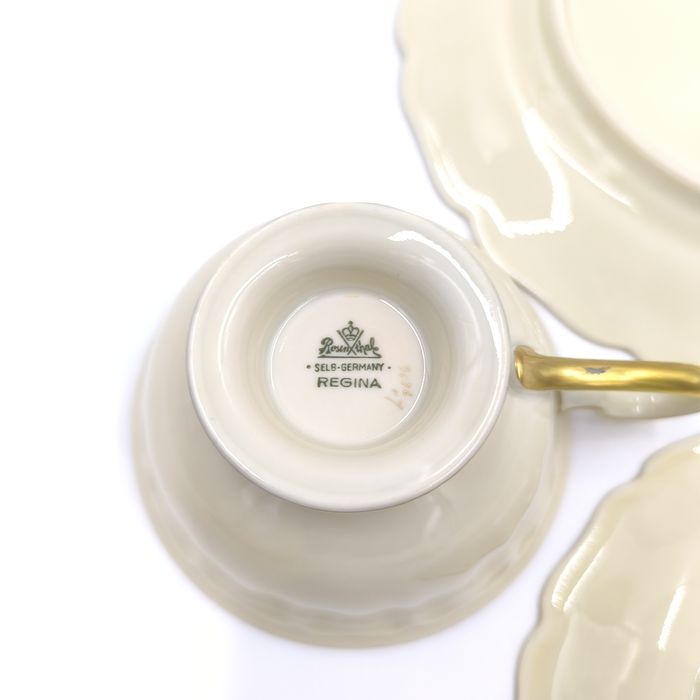 Rosenthal Regina Trio Filiżanka Podstawek Talerzyk Porcelana Antyk