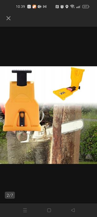 Ostrzałka osełka pilnik do łańcucha piły pilarki spalinowej