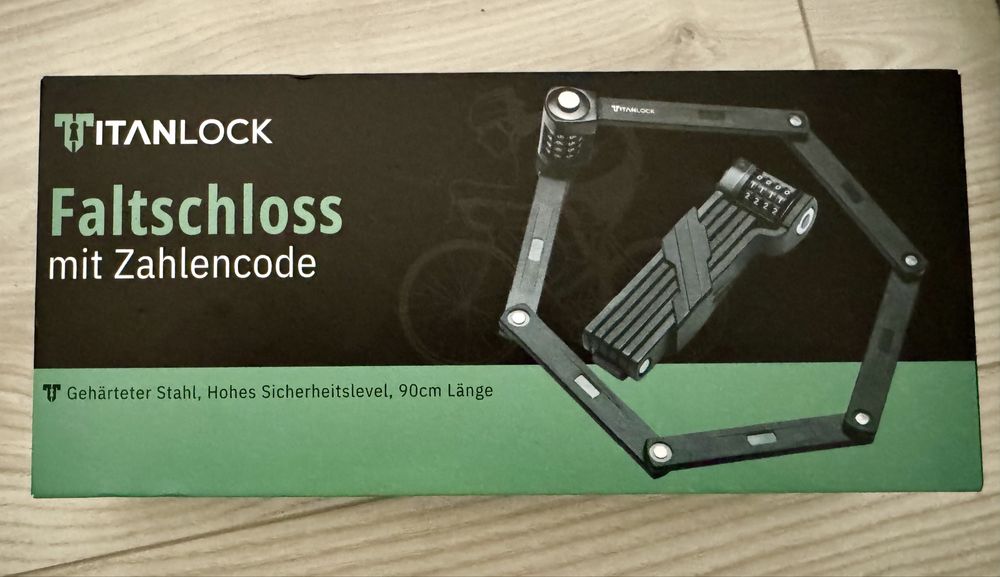 Titanlock Zabezpieczenie rowerowe skladane, antykradzieżowe