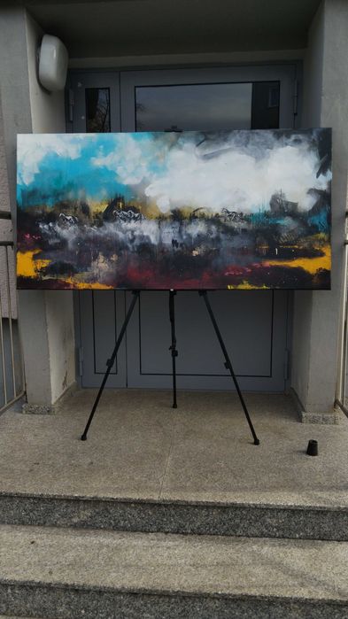 PROMOCJA Duży obraz na płótnie koń konie łąka natura pejzaż oryginał