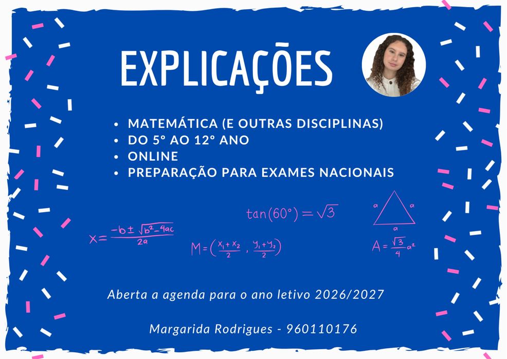Explicações de matemática (entre outras)