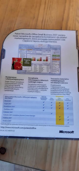 stary oryginalny Microsoft Office 2007 buisnessPL