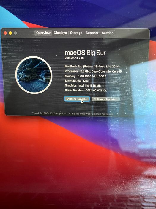 MacBook Pro 13 дюймів A1502