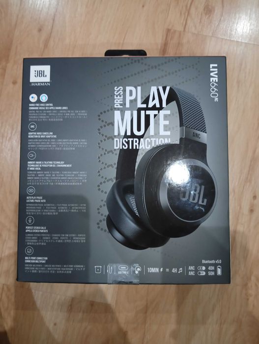 Słuchawki bezprzewodowe JBL LIVE660NC NOWE