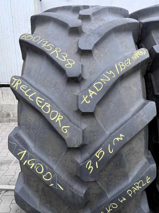 2x 650/75R38 Trelleborg TM900 High Power