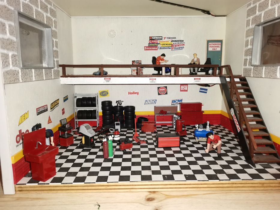 Escala 1/24 dioramas e acessórios