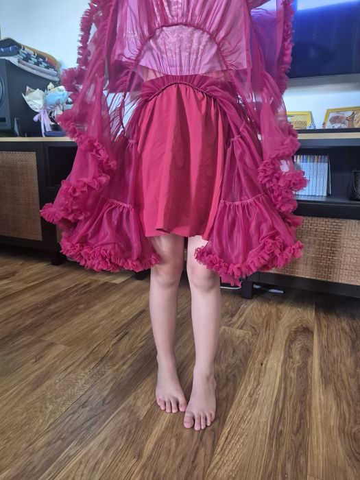 Tutu spódnica bordowa