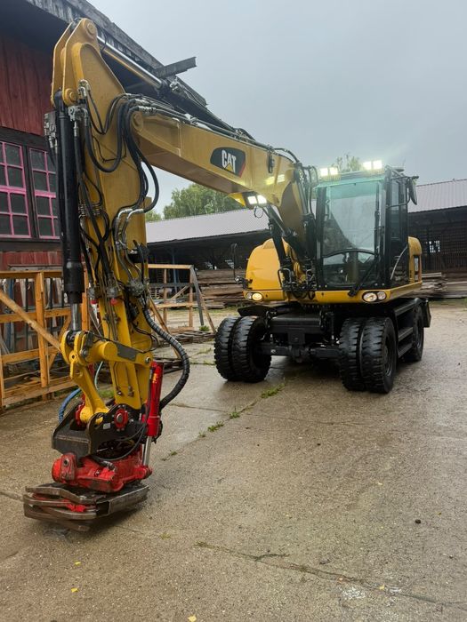 CAT M313D Rototilt Szczypce System niwelacji  Koparka kołowa