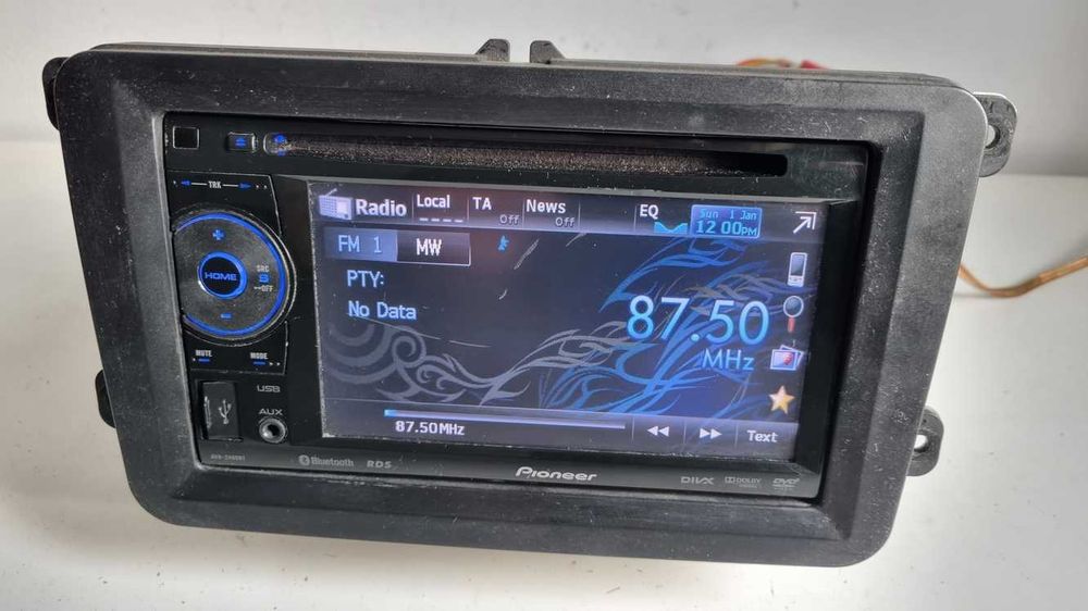 radio pioneer avh-2400bt bluetooth usb vw golf v passat b6 caddy jetta