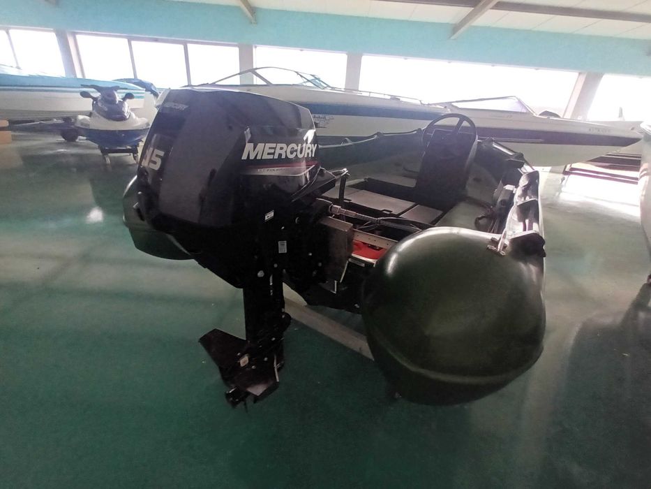 BARCO WHALY 310 Com o motor MERCURY 15HP 4T. EFI ELPT