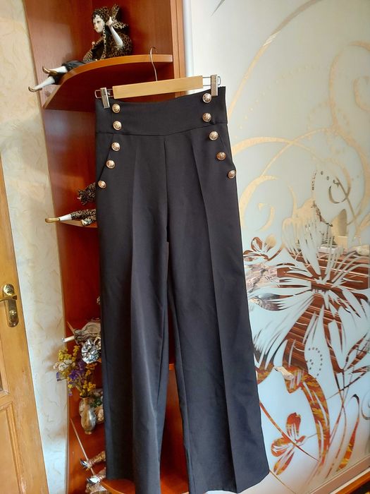 Итальянские нарядные брюки палаццо