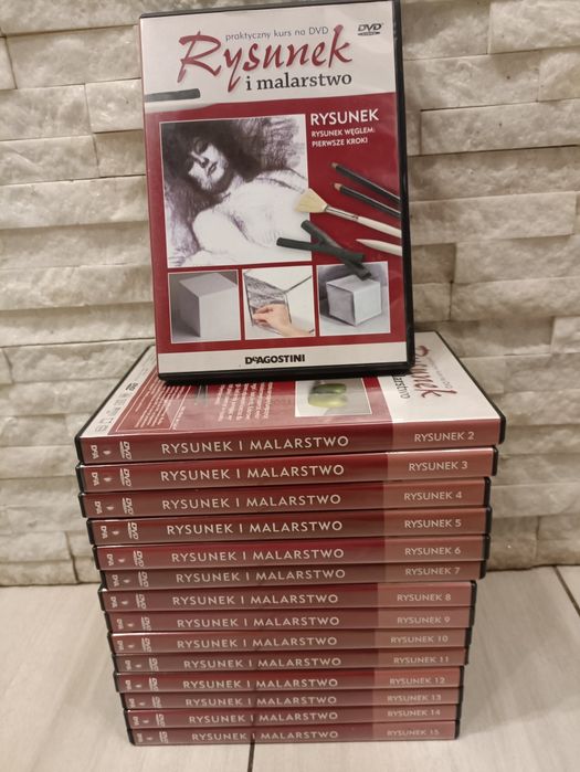 Rysunek i malarstwo "RYSUNEK WĘGLEM"  DVD Deagostini -10zł za sztukę