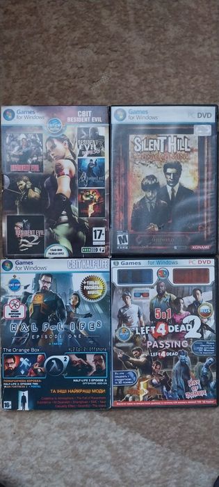 Диски с играми для компьютера