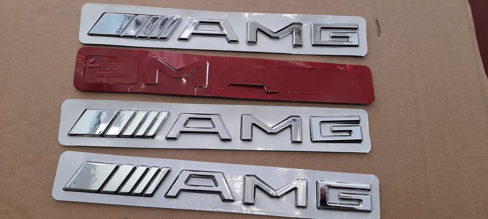 Emblemas AMG Para a Mala Com Aplique 3M Profissional Incluídos NOVOS