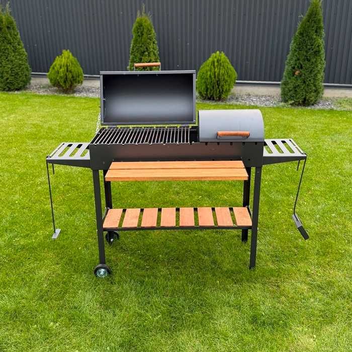 Мангал-барбекю з двома кришками - зручність і міцність в кожній деталі