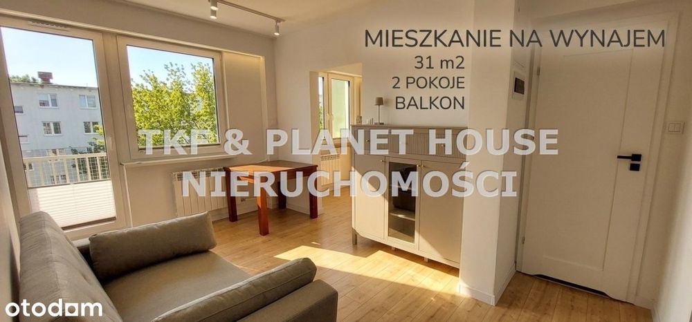 Mieszanie 31m2/Do Wynajęcia/ 2 pokoje/Tomaszów Maz