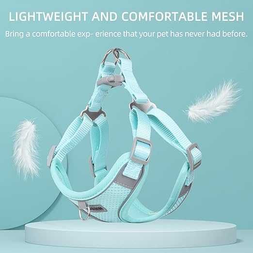 Lekkie regulowane szelki dla psa smycz zestaw