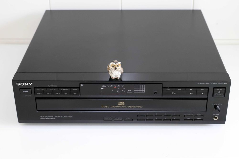 Sony CDP-C425 Compact Disc Player 5Disc