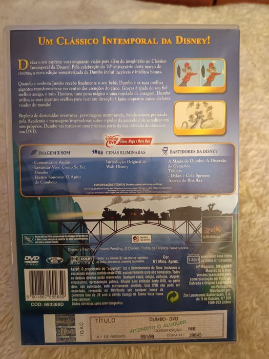 DVD Disney dumbo