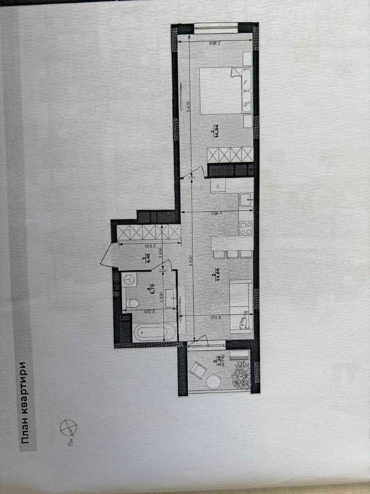 Продається однокімнатна квартира в ЖК MARVEL Home, вул.Тролейбусна.