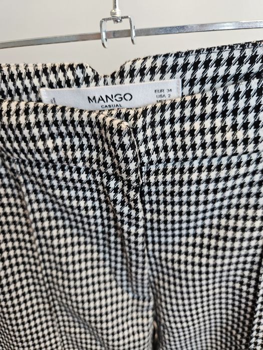 Calças chino com padrão