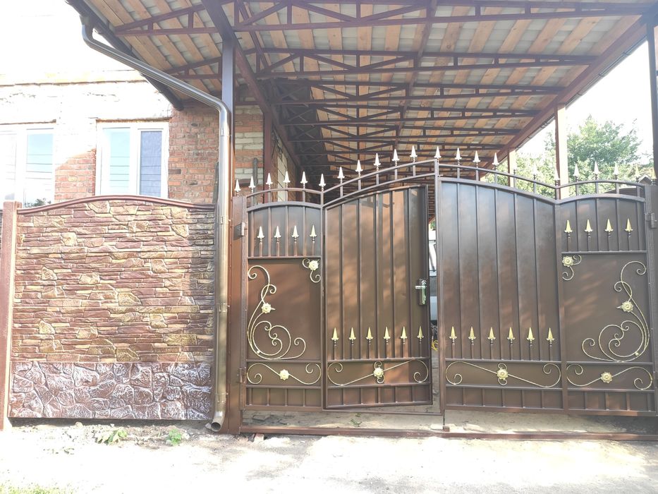 Еврозабор, установка еврозабора,плитка, ворота, калитки, полусфера ...