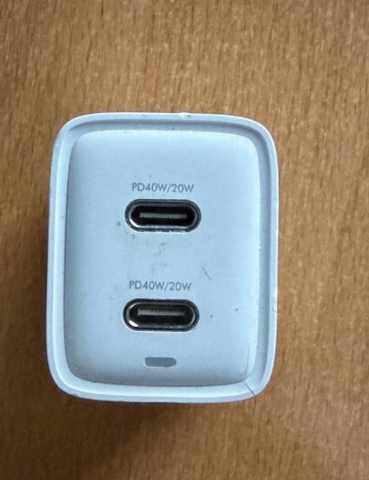 Carregador Rápido Energea AmpCharge GaN 40W duplo usbc ficha US