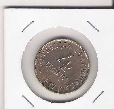 Moeda 4 Centavos 1917