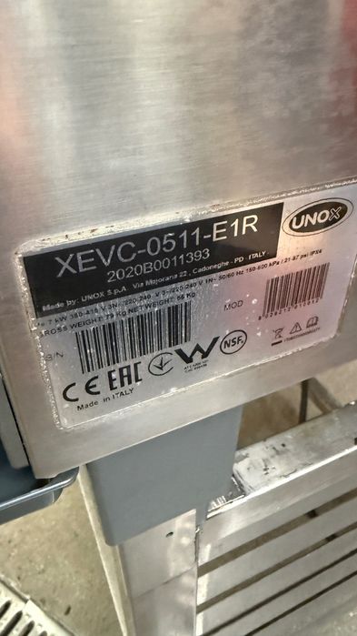 UNOX XEVC-0511-E1RM Piec konwekcyjno-parowy elektryczny ChefTop 5×GN 1/1 ONE