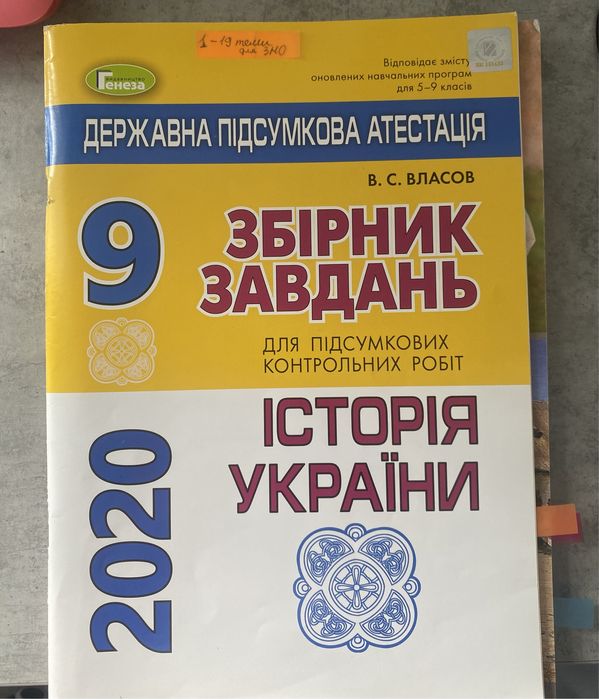 Збірник тестів з історії