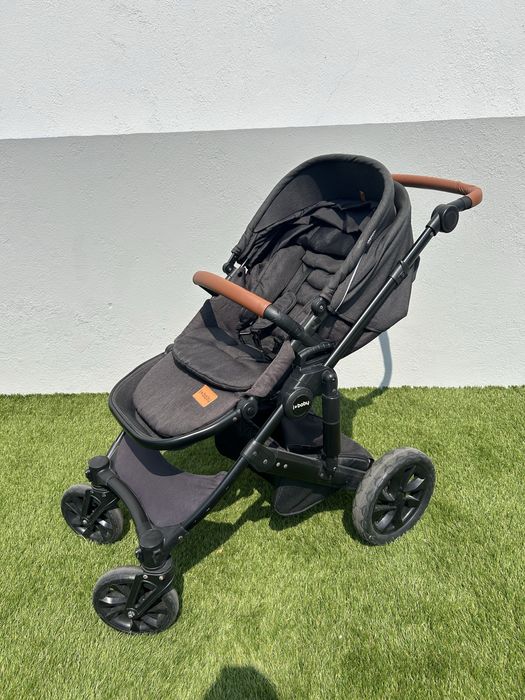 Carrinho de bebé iBaby 3 em 1 + acessórios — conjunto completo