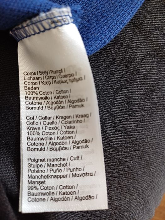 Lacoste M koszulka polo granatowa męska t shirt bawełna