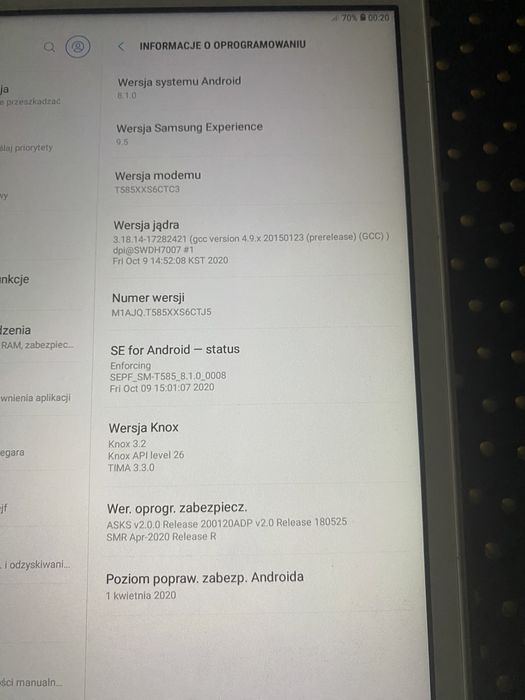 Samsung Galaxy tab - stan idealny