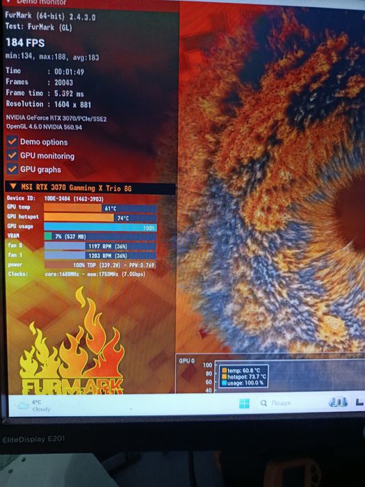 Комп'ютер на Ryzen 5 5600x. DDR4-32gb.RTX-3070.  Водянка 360мм