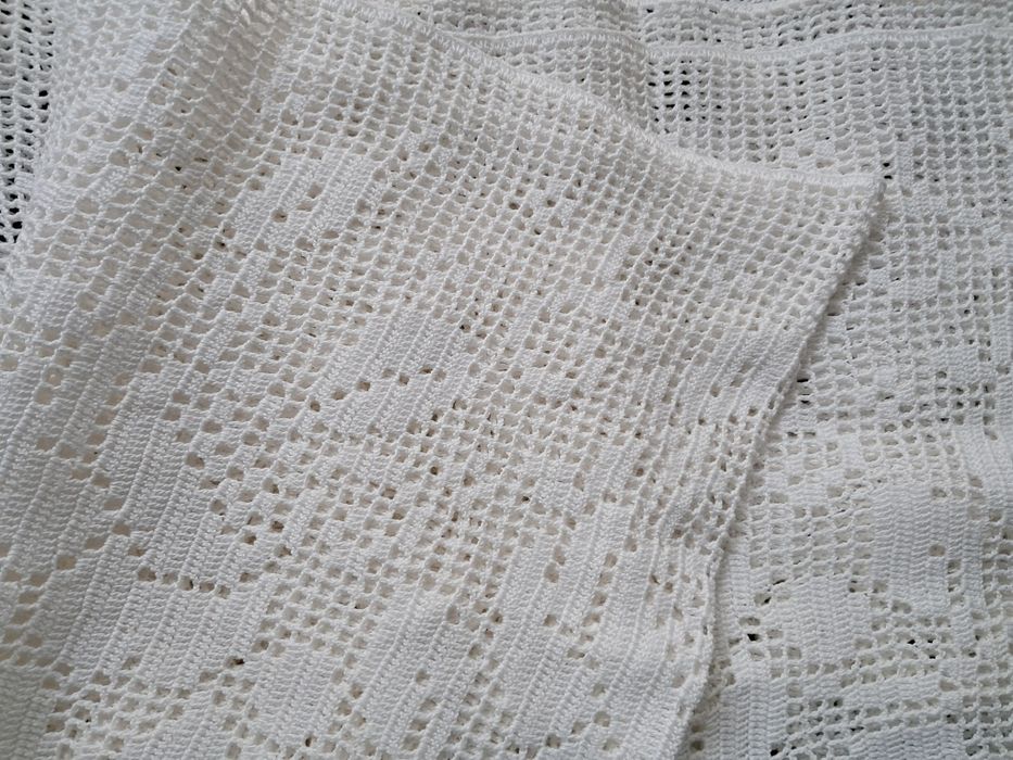 Bawełniana firanka zazdrostka 4 metry