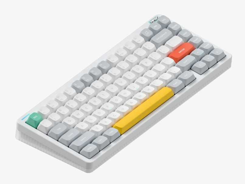 Nuphy Halo75 V2, switch mint/raspberry/lemon/silent red